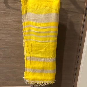Ambiance Yellow/Cream Scarf